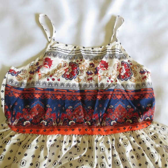 4/$14 NWT girls PAISLEY party DINNER boho DRESS dance FANCY SIZE 11-12 EASTER - Picture 3 of 8